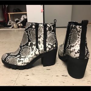 Snake Skin Bootie